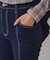 【Lサイズが登場！】【後ろ姿まで可愛い】バックリボンデニムフレアパンツ