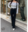 【Lサイズが登場！】【後ろ姿まで可愛い】バックリボンデニムフレアパンツ