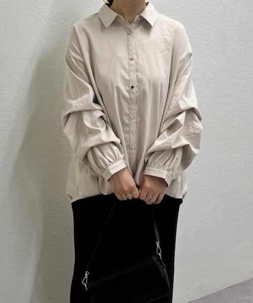 Ron☆ 新品タグ付☆machatt チューリップスリーブブラウス 袖ダンダンタケノコブラウス｜ナイスクラップ/オリーブ・デ