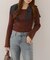 【RMAF】肩リボンニットTOPS