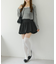 【2枚SET】レース付ワイドリブアンサンブル