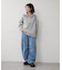 ネップ入りハーフジップニット