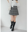 ラメツイードミニスカート