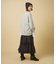 【nane】【India Series】レースピンタックロングスカート