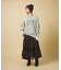 【nane】【India Series】レースピンタックロングスカート