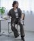 【SET UP対応】ツータックストレートパンツ