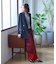 【nane】コーデのアクセントに、レースラップスカート