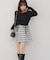 【Tweed Collection】ラメツイードミニスカート