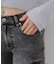 リボンカーゴデニムフレアパンツ