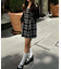 【Tweed Collection】肩リボンミニジャンスカ