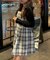 【Tweed Collection】肩リボンミニジャンスカ