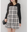【Tweed Collection】肩リボンミニジャンスカ