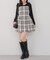 【Tweed Collection】肩リボンミニジャンスカ