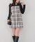【Tweed Collection】肩リボンミニジャンスカ
