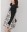 【Tweed Collection】肩リボンミニジャンスカ