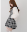 【Tweed Collection】肩リボンミニジャンスカ