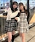 【Tweed Collection】肩リボンミニジャンスカ
