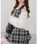 【Tweed Collection】肩リボンミニジャンスカ