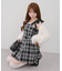 【Tweed Collection】肩リボンミニジャンスカ
