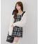 【Tweed Collection】肩リボンミニジャンスカ
