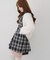 【Tweed Collection】肩リボンミニジャンスカ