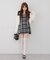 【Tweed Collection】肩リボンミニジャンスカ