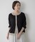 【秋素材にアップデート】配色クルーカーディガン
