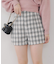 【Tweed Collection】チェックショートパンツ