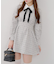 【Tweed Collection】ツイード配色衿ミニワンピース