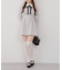 【Tweed Collection】ツイード配色衿ミニワンピース