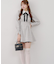 【Tweed Collection】ツイード配色衿ミニワンピース