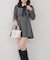 【Tweed Collection】ツイード配色衿ミニワンピース