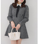 【Tweed Collection】ツイード配色衿ミニワンピース