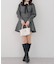 【Tweed Collection】ツイード配色衿ミニワンピース