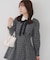 【Tweed Collection】ツイード配色衿ミニワンピース