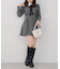 【Tweed Collection】ツイード配色衿ミニワンピース