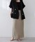 【EVERY.VERY niceclaup】ラメリブタイトスカート