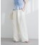 【natural couture】イージーウエストワイドパンツ