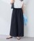 【natural couture】イージーウエストワイドパンツ
