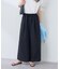【natural couture】イージーウエストワイドパンツ