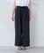 【natural couture】イージーウエストワイドパンツ