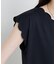 【natural couture前後２WAYスカラップノースリカットソーブラウス
