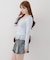 【主役級のデザイン】チェックフリルTシャツ
