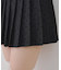 ドットベルト付プリーツミニスカート