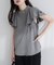 【natural couture】ラッフルフリルフロントアシメブラウス