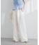 【natural couture】イージーウエストワイドパンツ