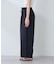 【natural couture】イージーウエストワイドパンツ