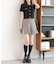 【one after another】配色ニット