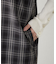 チェックシャーリングサロペット