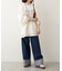 【NUNIFE】サイドスリット多色ロゴスウェット